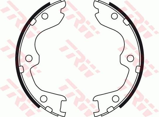 Brake Shoe Set, parking brake GS8730 - image 2