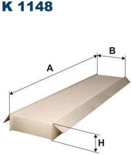 Filter, cabin air K1148