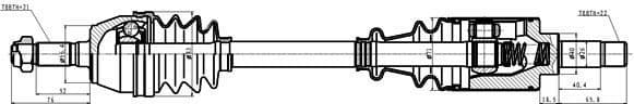 Drive Shaft 245015