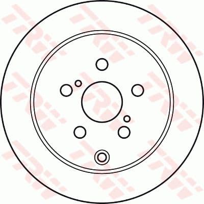 Brake discs kit rear, (2pcs), Top Quality DF4899 - image 3