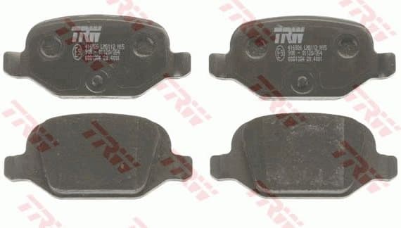Brake Pad Set, disc brake COTEC GDB1384 - image 2