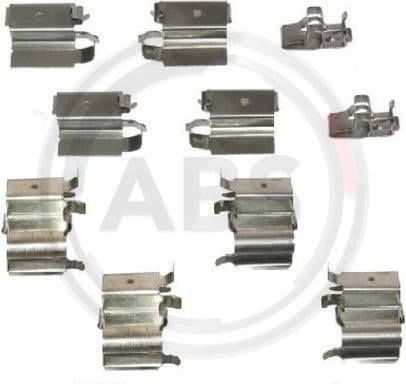 Accessory Kit, disc brake pad 1240Q