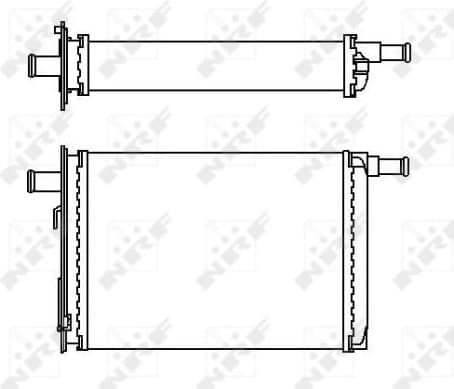 Heat Exchanger, interior heating EASY FIT 53563