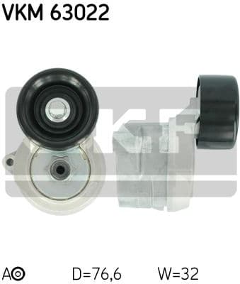 Belt Tensioner, V-ribbed belt VKM 63022