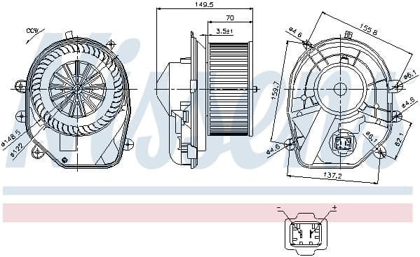Interior Blower 87030