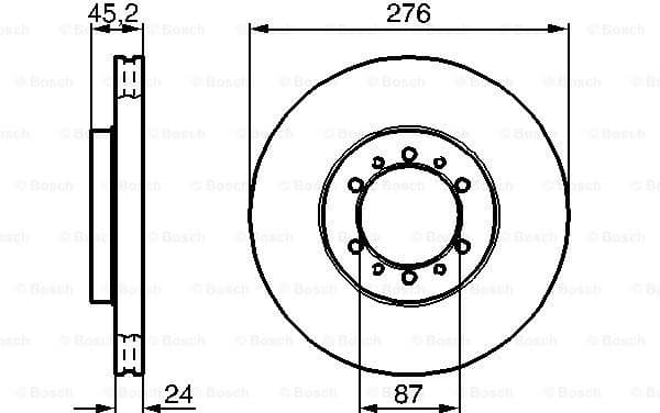 Brake Disc 0986478844 - image 5