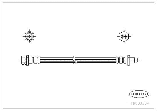 Brake Hose 19033584 - image 2