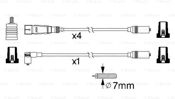 Ignition Cable Kit 0986356339 - image 5