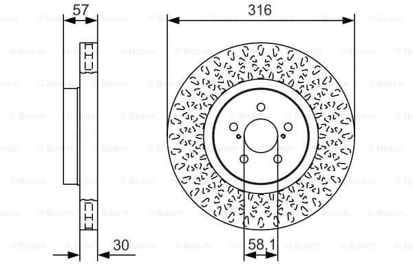 Brake Disc 0986479A81