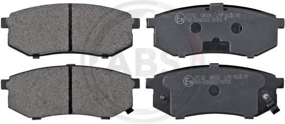 Brake Pad Set, disc brake 37182