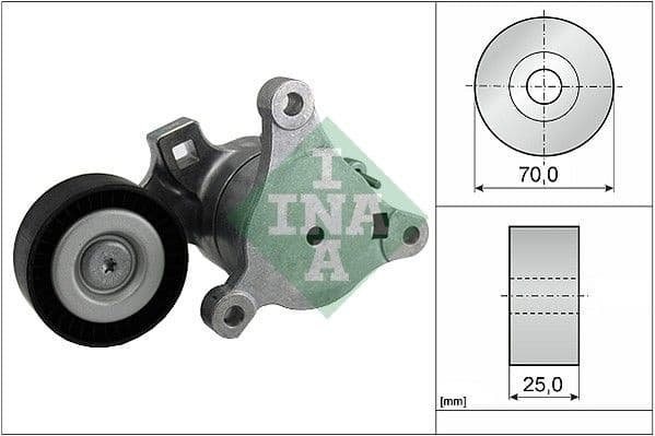 Belt Tensioner, V-ribbed belt 534036210
