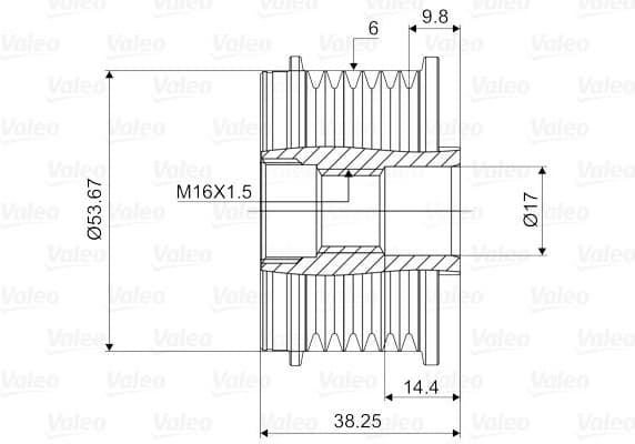 Freewheel clutch alternator 588028 - image 4