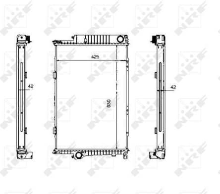 Radiator, engine cooling EASY FIT 507620 - image 2