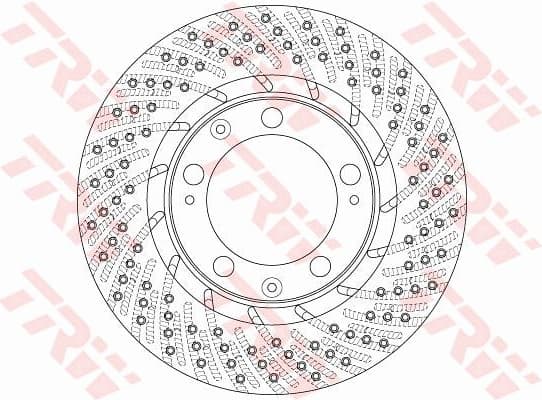 Brake Disc TRW SINGLE DF6466S