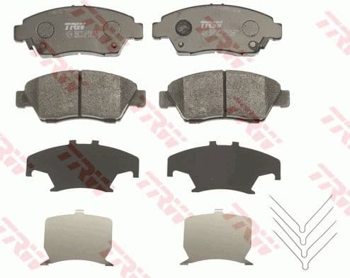 Brake Pad Set, disc brake GDB3478 - image 2
