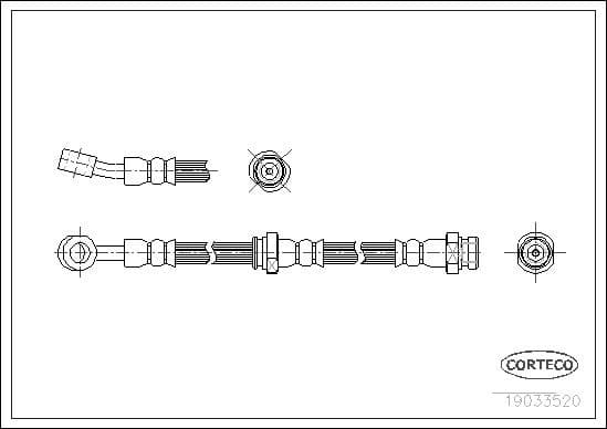 Brake Hose 19033520