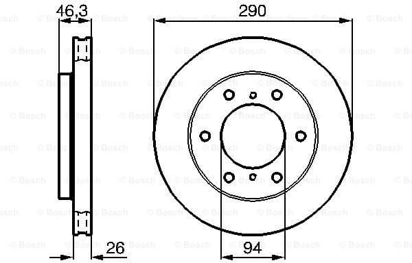 Brake Disc 0986478990 - image 5