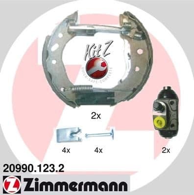 Brake Shoe Set KIT Z 20990.123.2
