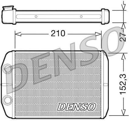 Heat Exchanger, interior heating DRR09073