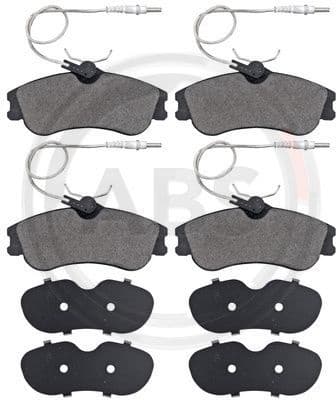 Brake Pad Set, disc brake 37016