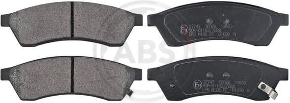 Brake Pad Set, disc brake 37747