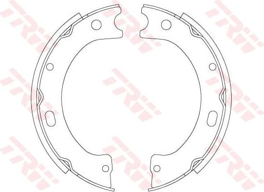 Brake Shoe Set, parking brake GS8805 - image 2