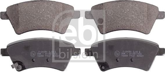 Brake Pad Set, disc brake 16658