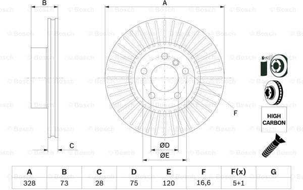 Brake Disc 0986479771 - image 5