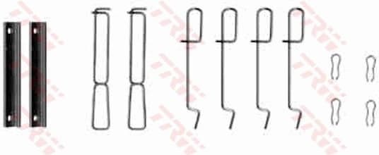 Accessory Kit, disc brake pad PFK365