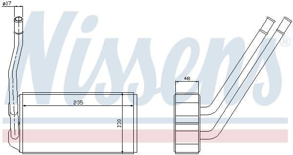 Heat Exchanger, interior heating 73000