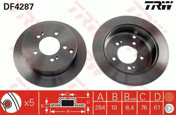 Brake Disc DF4287