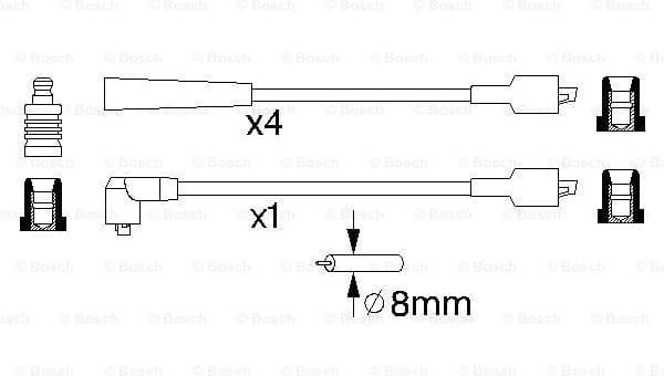 Ignition Cable Kit 0986356868 - image 5