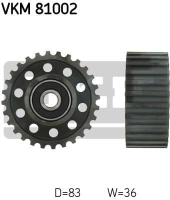 Deflection Pulley/Guide Pulley, timing belt VKM 81002