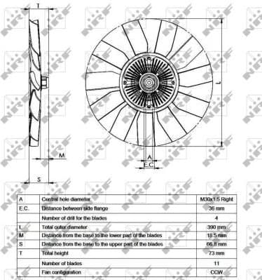 Clutch, radiator fan FULL KIT 49563 - image 4