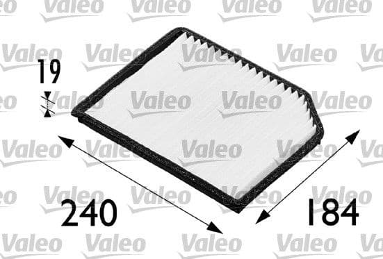 Filter, cabin air VALEO ESSENTIAL 698173