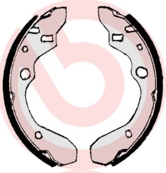 Brake Shoe Set ESSENTIAL LINE S49506