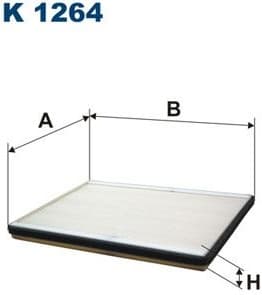 Filter, cabin air K1264