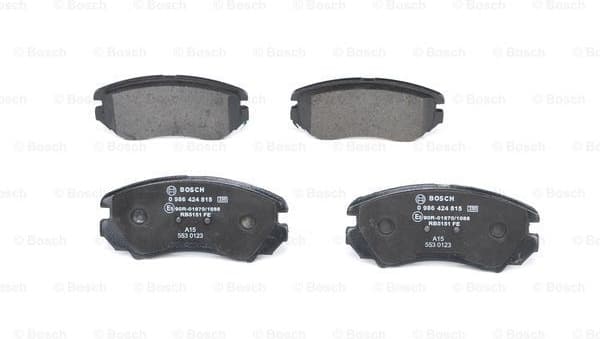Brake Pad Set, disc brake 0986424815 - image 3