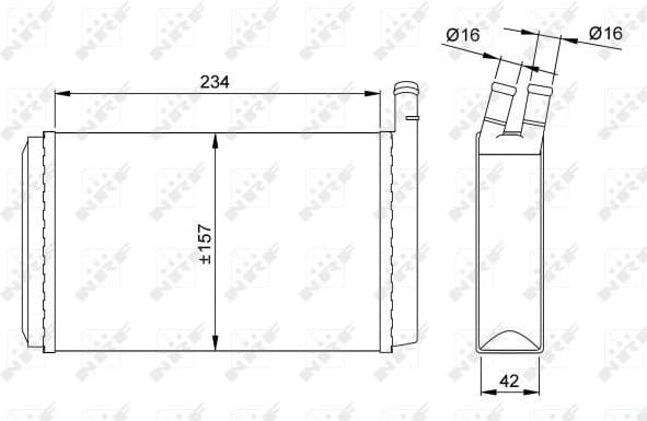 Heat Exchanger, interior heating 58614