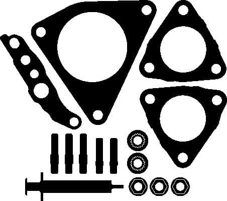 Turbocharger mounting kit 311.330