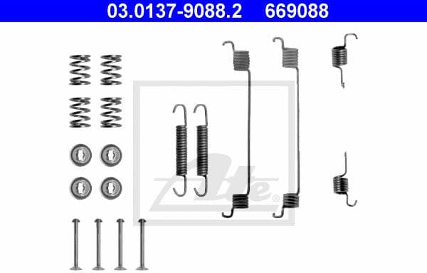 Accessory Kit, brake shoes 03.0137-9088.2