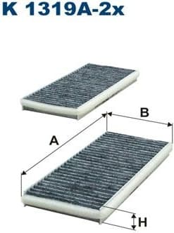 Filter, cabin air K1319A-2X
