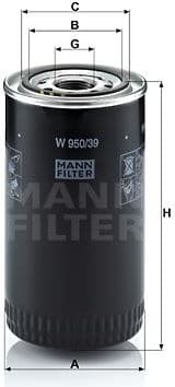 Oil Filter W950/39