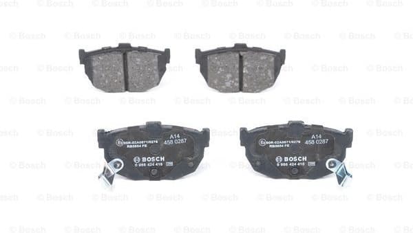 Brake Pad Set, disc brake 0986424418