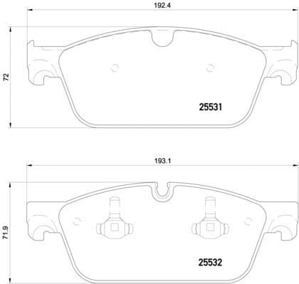 Brake Pad Set, disc brake PRIME LINE P50112
