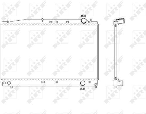 Radiator, engine cooling 53466 - image 2