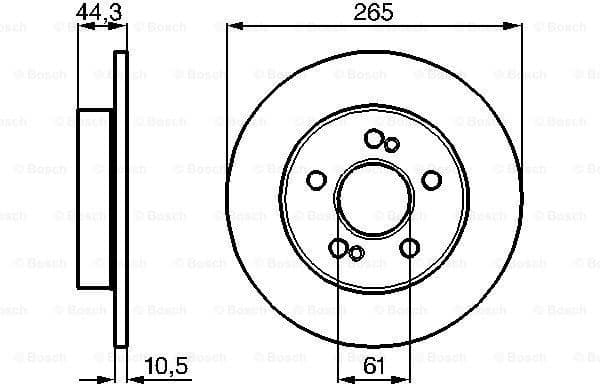 Brake Disc 0986478758