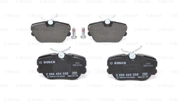 Brake Pad Set, disc brake 0986494058 - image 3