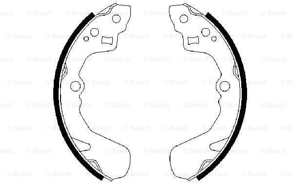 Brake Shoe Set 0986487436 - image 2