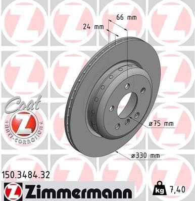 Brake Disc FORMULA F 150.3484.32